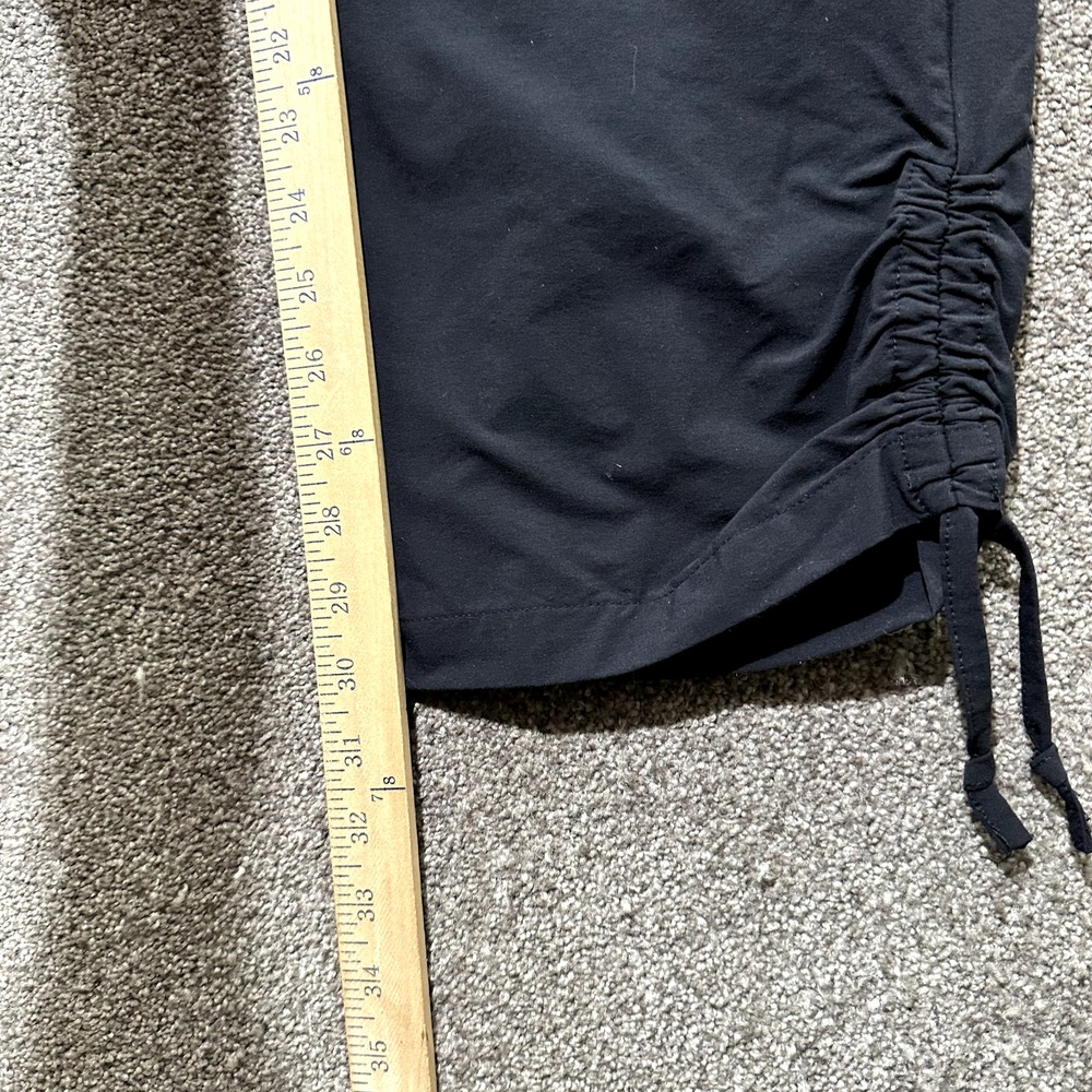 Cabela's Hiking Pants Women 8 Black Mid Rise Straight Leg Lightweight Nylon‎ - Picture 10 of 14